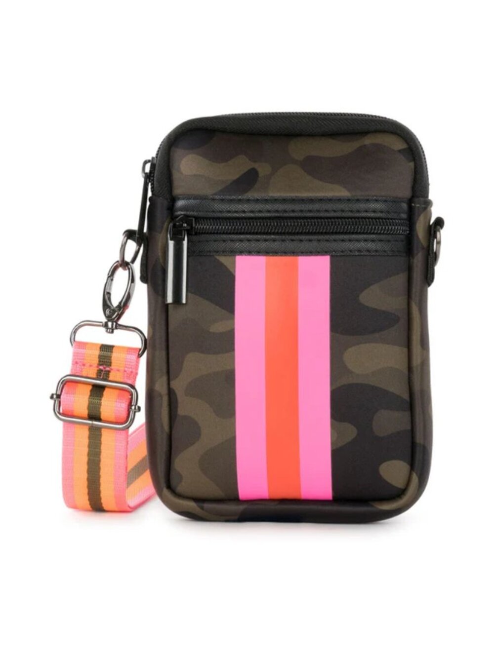 Haute Shore Casey Showoff Camo Bag with Stripes